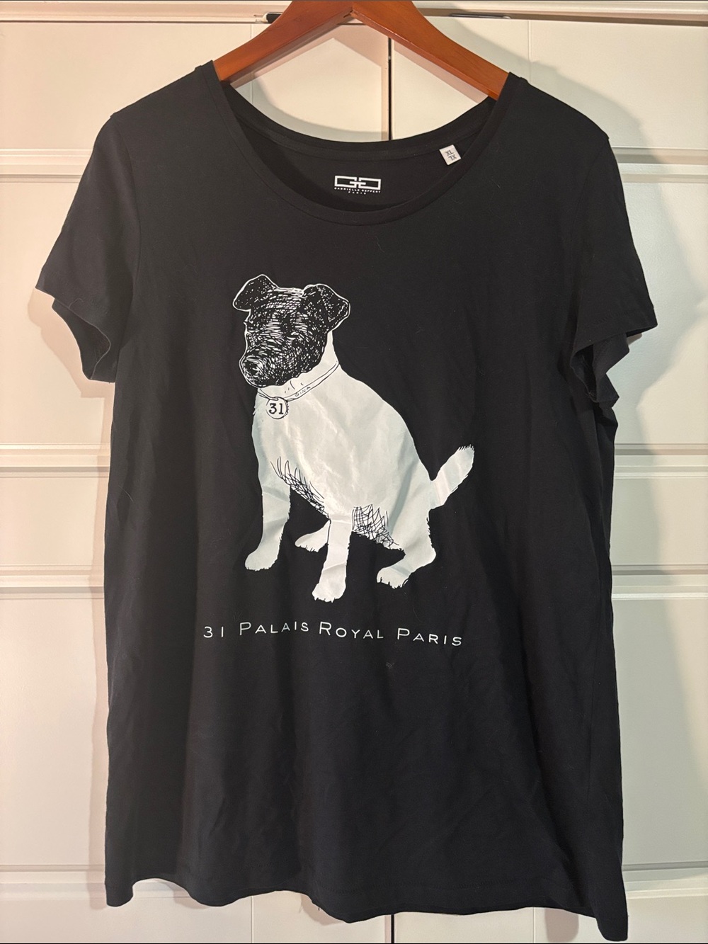Gabrielle Geppert Paris 31 Palais Royal Jack Russell T-shirt Size XL